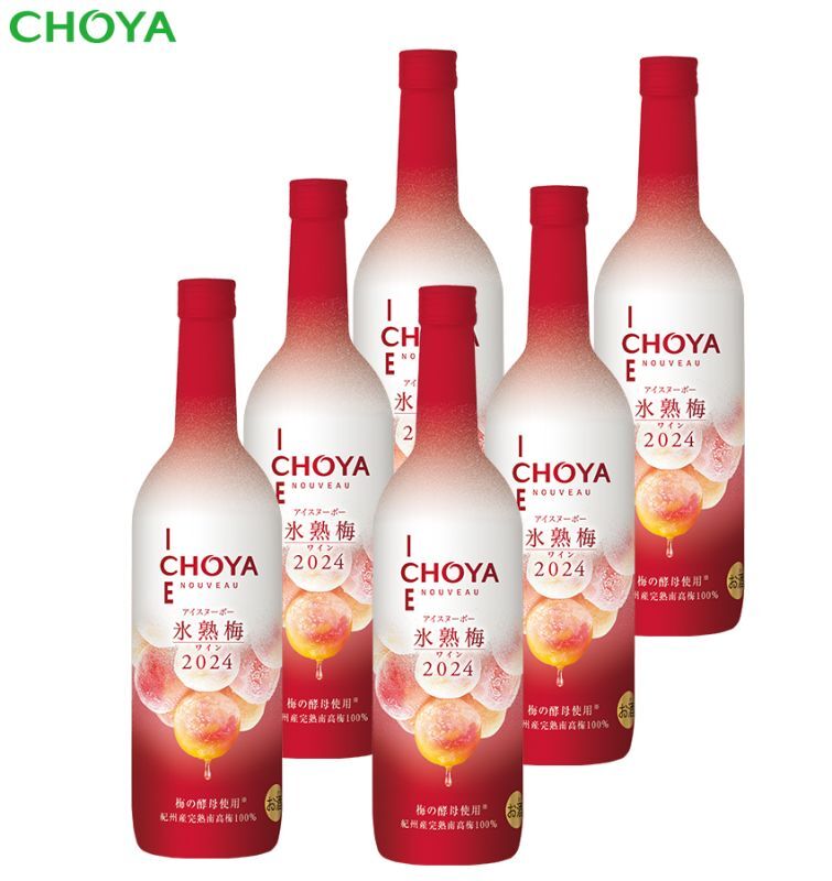 CHOYA ICE NOUVEAU 氷熟梅ワイン2024  720ml×6本【数量限定】【送料無料】